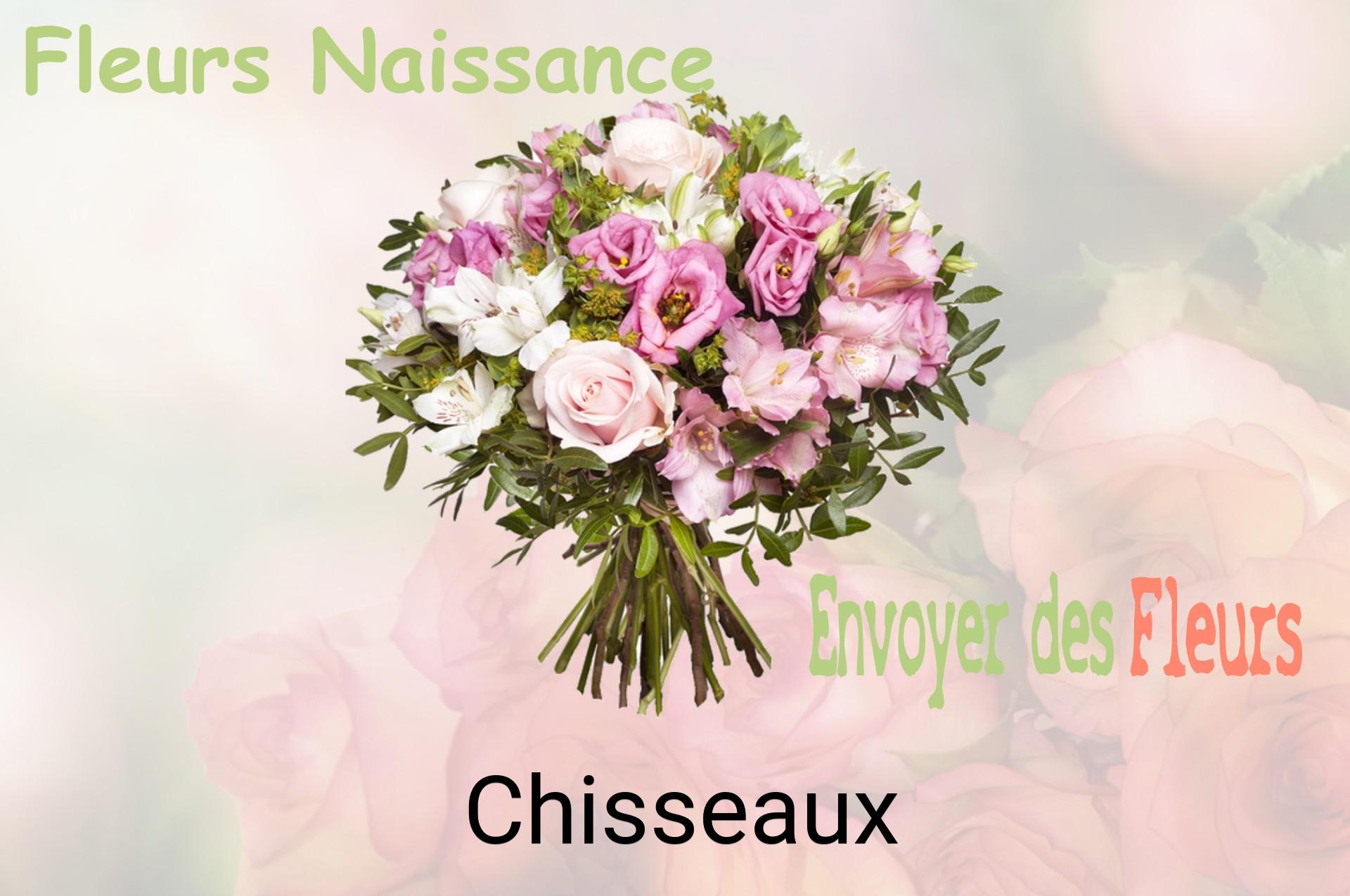 Bouquet de fleurs de naissance livré à Chisseaux